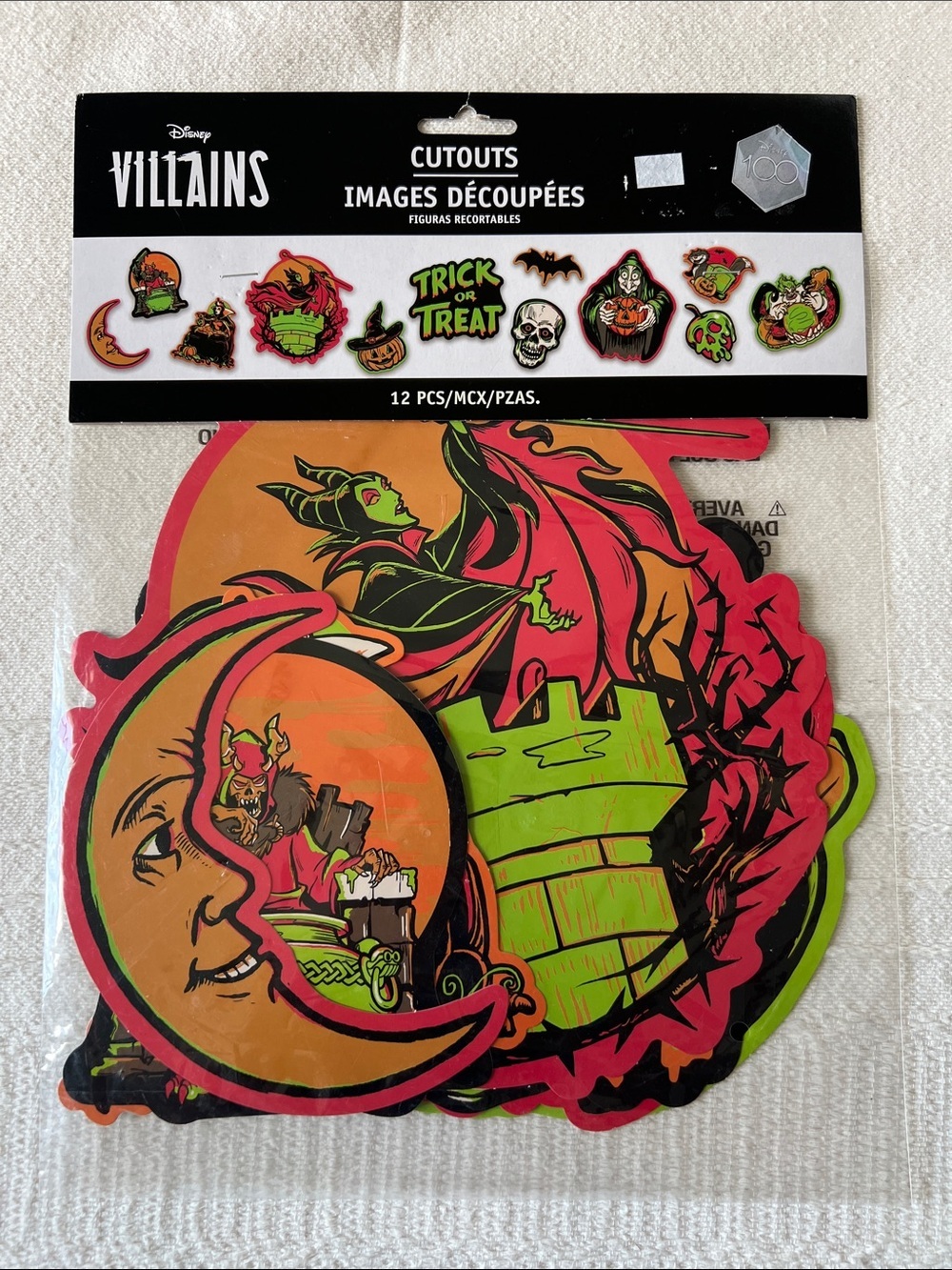 Disney Villains Halloween Cutouts - Multicolor, collectible